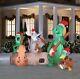 Holiday Living Airblown Alligator Band With Music Gemmy Christmas Inflatable