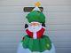 Holiday Time Airblown Inflatable Animated Christmas Tree Santa Claus Operates