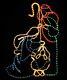 Holy Family Nativity Scene Outdoor Christmas Lighted Display Rope Lights Jesus