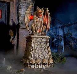 Home Accents Holiday 5 Ft. LED Gargoyle Tombstone Prop Home Accents Holiday 5 Ft. LED Gargoyle Tombstone Prop