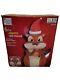 Home Accents Holiday 6.5ft Animated Led Chipmunk Airblown Inflatable Christmas
