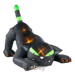 Home Accents Holiday 7 Ft Animated Head & Tail Turning Cat Halloween Inflatable