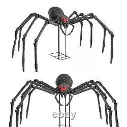 Home Depot Blow Mold 5.5FTx 9.3 ft Wide Gargantuan Spider Home Accents Halloween