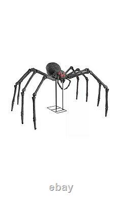 Home Depot Blow Mold 5.5FTx 9.3 ft Wide Gargantuan Spider Home Accents Halloween