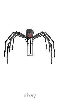 Home Depot Blow Mold 5.5FTx 9.3 ft Wide Gargantuan Spider Home Accents Halloween