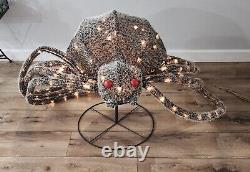 Home Depot Home Accents 8 ft. Gargantuan Spider Light Up Rare