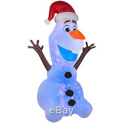 Huge 12 Foot Olaf Inflatable Disney Frozen Christmas Airblown Light Up Rare 12ft