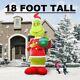 Huge 18 Ft Christmas Grinch Lighted Airblown Inflatable Yard Decor