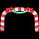Huge 23 Foot Christmas Holiday Archway Airblown Inflatable Arch Yard Decor New