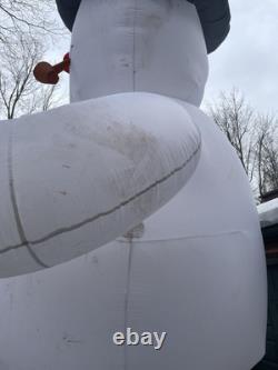 Huge Frosty The Snowman 18 Foot Inflatable With 2 Kaleidoscope Light & Led