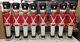 Huge Lot Of 8 Vintage Blow Mold Toy Soldiers Lawn Decor Christmas