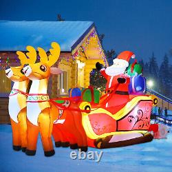 Inflatable Christmas Santa Claus/Dinosaur/Bear LED Lights Blow Up Outdoor Yard