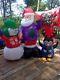 Inflatable Outdoor Penguin Santa Snowman Ugly Sweater Party Here Christmas