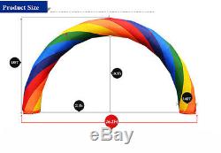 Inflatable Rainbow Arched door Advertising Arch 26ft10ft (84m) Holiday Decorat