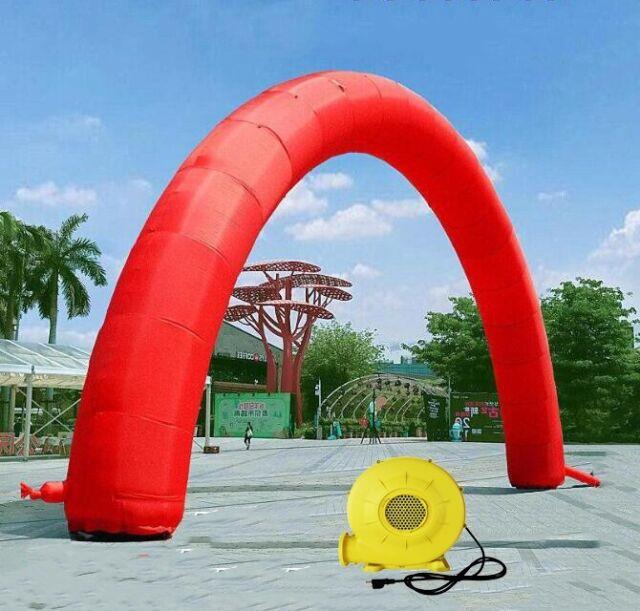 Inflatable Red Advertising Arch Foot Color Advertis 19.69ft With 110v Air Blower