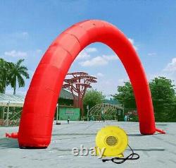 Inflatable Red Advertising Arch Foot Color Advertis 19.69ft with 110V Air Blower