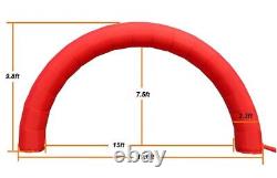 Inflatable Red Advertising Arch Foot Color Advertis 19.69ft with 110V Air Blower