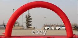 Inflatable Red Advertising Arch Foot Color Advertis 19.69ft with 110V Air Blower