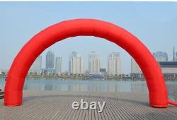 Inflatable Red Advertising Arch Foot Color Advertis 19.69ft with 110V Air Blower