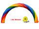 Intbuying 26x10 Foot Inflatable Rainbow Advertising Arch With Air Blower