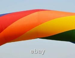 Intbuying 26X10 Foot Inflatable Rainbow Advertising Arch with Air Blower