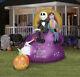 Jack Sally Zero 7' Nightmare Before Christmas Lighted Inflatable Halloween Town