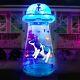 Joiedomi 9 Ft Tall Halloween Inflatable Ufo Yard Decoration With Build-in Leds