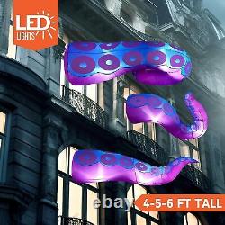 Joiedomi Halloween Inflatable Giant Octopus Tentacle with Build-in LEDs Outdoor