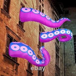 Joiedomi Halloween Inflatable Giant Octopus Tentacle with Build-in LEDs Outdoor