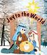 Joy To The World Nativity Christmas Yard Art Decoration