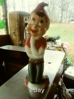 Judith Christmas Elf Blowmold Htf Very Rare