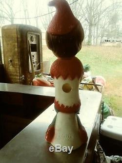 Judith Christmas Elf Blowmold Htf Very Rare