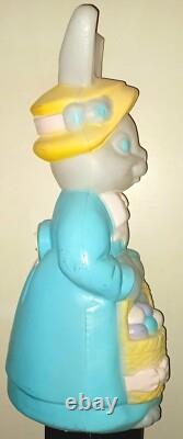 LARGE Vintage EMPIRE Mrs. EASTER Bunny Rabbit 36 Lighted Blow Mold RARE