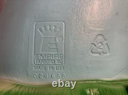 LARGE Vintage EMPIRE Mrs. & Mr. EASTER Bunny Rabbit 36 Lighted Blow Mold RARE LARGE Vintage EMPIRE Mrs. & Mr. EASTER Bunny Rabbit 36 Lighted Blow Mold RARE