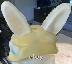 LARGE Vintage EMPIRE Mrs. & Mr. EASTER Bunny Rabbit 36 Lighted Blow Mold RARE LARGE Vintage EMPIRE Mrs. & Mr. EASTER Bunny Rabbit 36 Lighted Blow Mold RARE