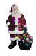 Led Holly Santa Life Size Statue