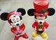 Lighted Blow Mold Mickey And Minnie Mouse Christmas Yard Decorations