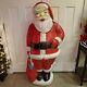 Large Blow Mold 60 Santa Claus With Light Cord Life Size 5 Tall Vintage