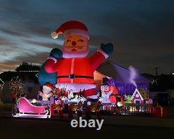 Large Christmas Inflatable Santa Claus 26Ft TKLoop Premium with Blower Outdoor