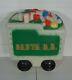 Large Lighted Santa Rr Railroad Train Tender Car Blow Mold General Foam Plastics