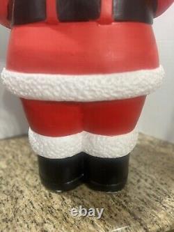 Large Santa Claus Christmas Lighted Blow Mold Weighted Base