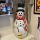 Large Vintage Snowman Blow Mold Red Scarf