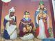 Last New Christmas Three Piece Wisemen Set Blow Mold Lighted Yard Decorations