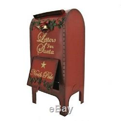 Letters for Santa Mailbox North Pole Indoor/Outdoor Christmas Decor Set of 3