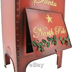 Letters for Santa Mailbox North Pole Indoor/Outdoor Christmas Decor Set of 3