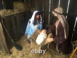 Life Size Nativity Set with Manger custom made