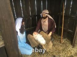 Life Size Nativity Set with Manger custom made