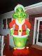 Like New Inflatable Grinch 8 Feet Christmas Decoration Gemmy Airblown Blow Up