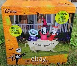 Lock Shock and Barrel in Tub Nightmare Before Christmas Airblown Inflatable New