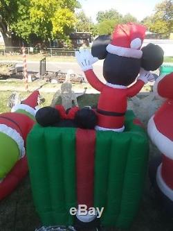 Lot GRINCH Homer SpongeBob Mickey Minnie Mouse CHRISTMAS Inflatable Outdoor